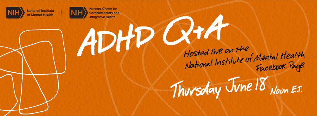 ADHD question and anwsers on facebook